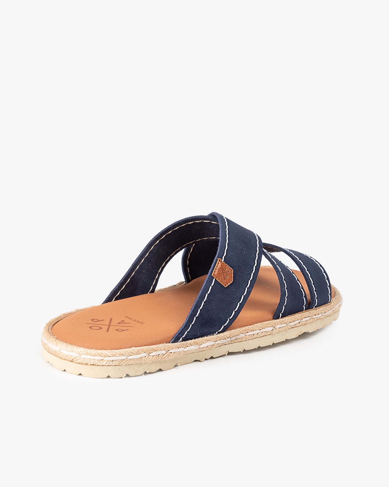 Sandalia Plana Balboa Serraje Azul Marino 40