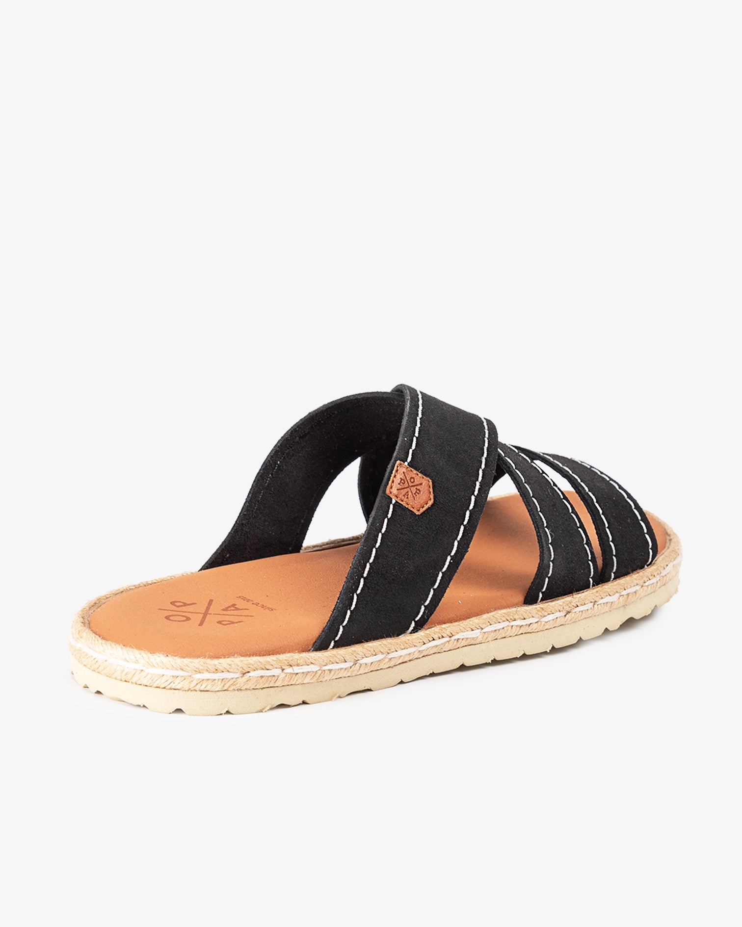 Sandalia Plana Balboa Serraje Negro 40