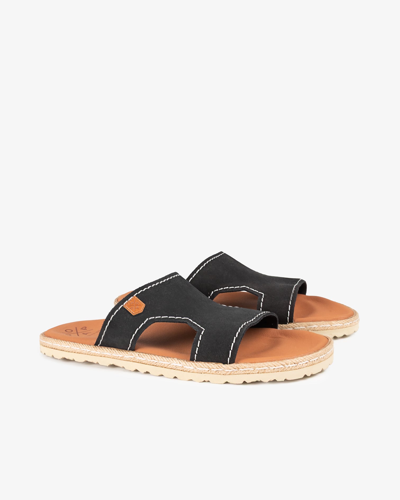 Sandalia Plana Hyams Serraje Negro 40