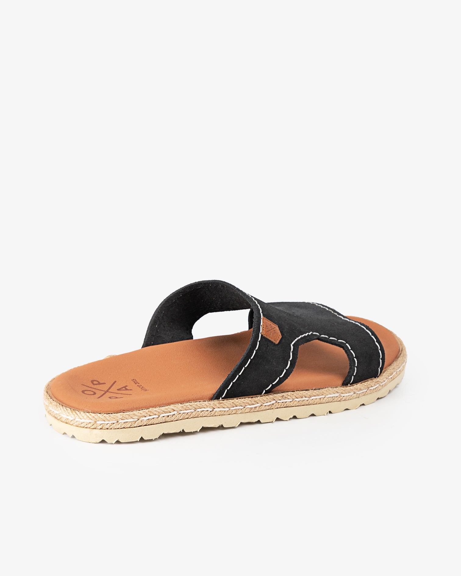 Sandalia Plana Hyams Serraje Negro 40