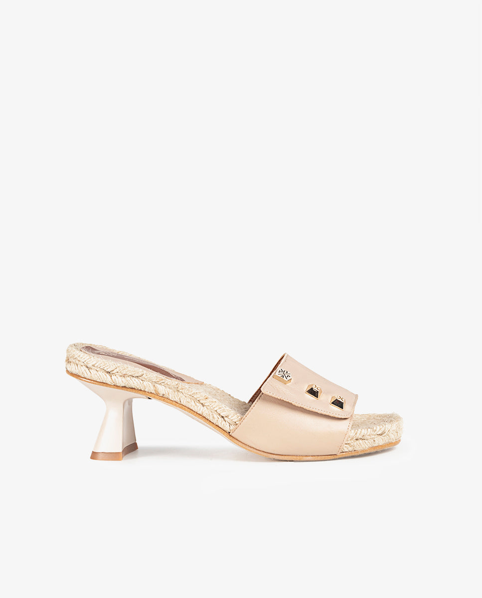 Cabane Napa Beige Heeled Sandal