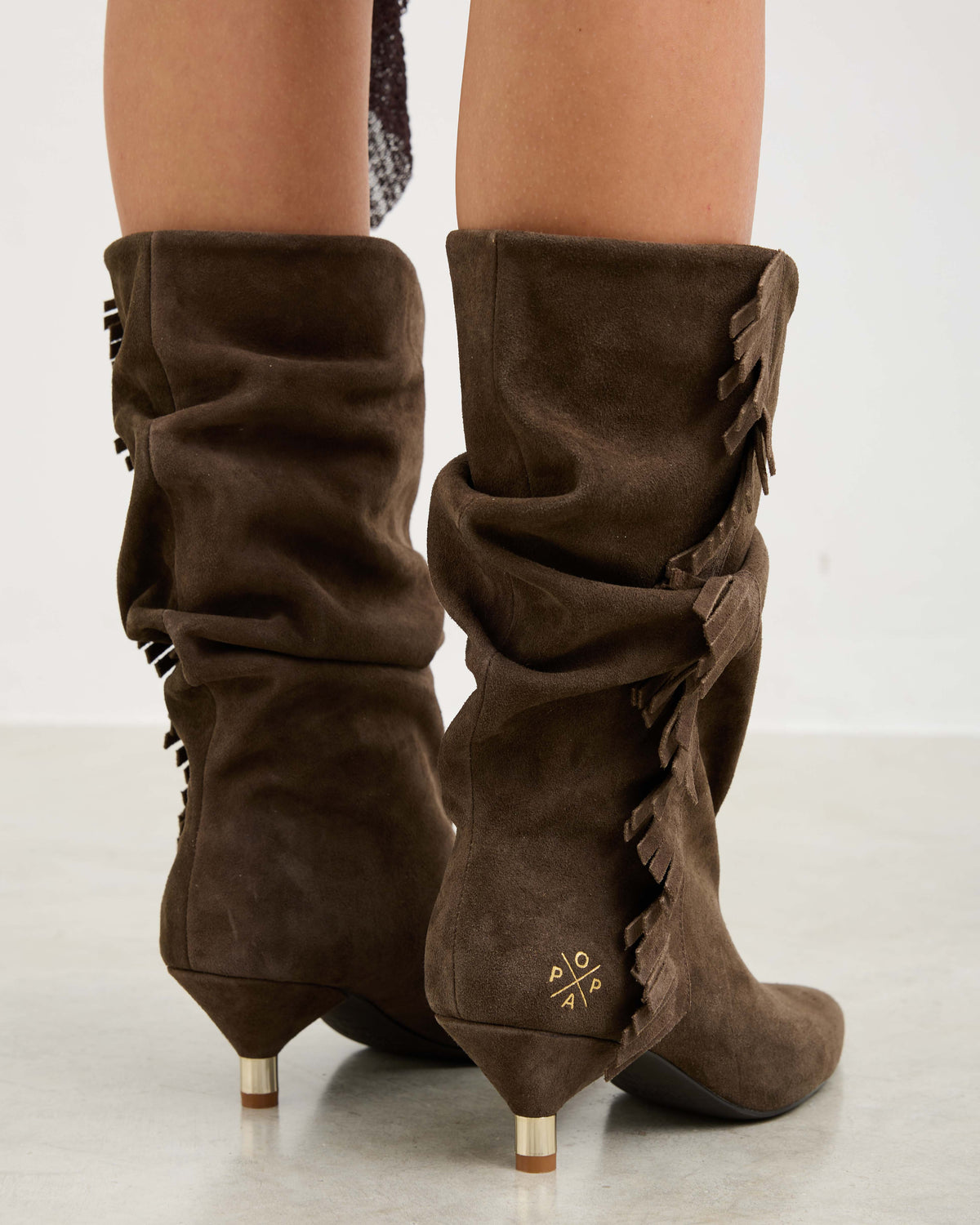 Bota Marrón de Mujer Takayama Flecos