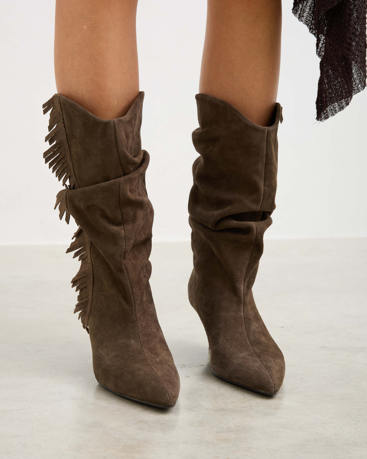 Bota Marrón de Mujer Takayama Flecos