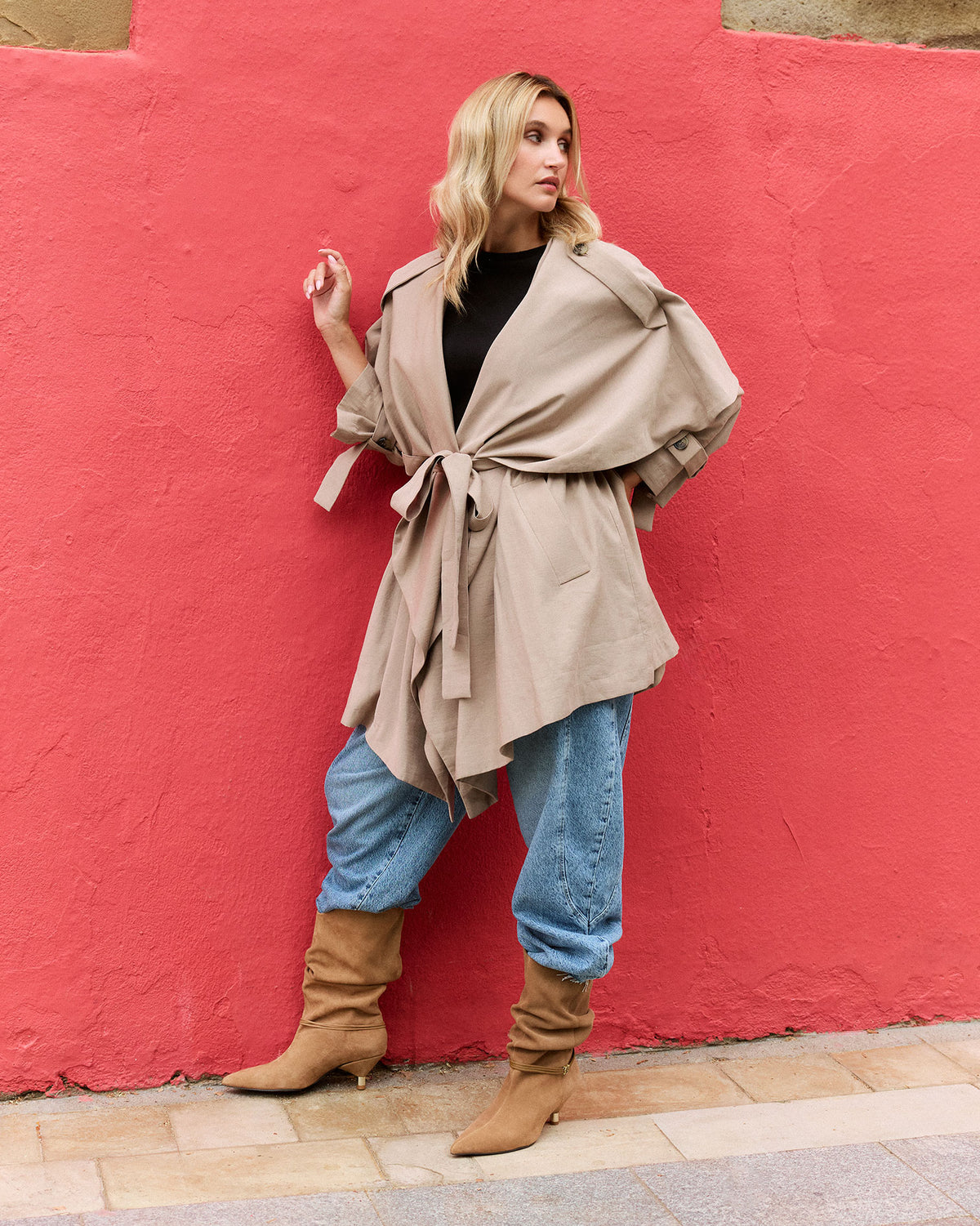 Bota Beige de Mujer Takayama