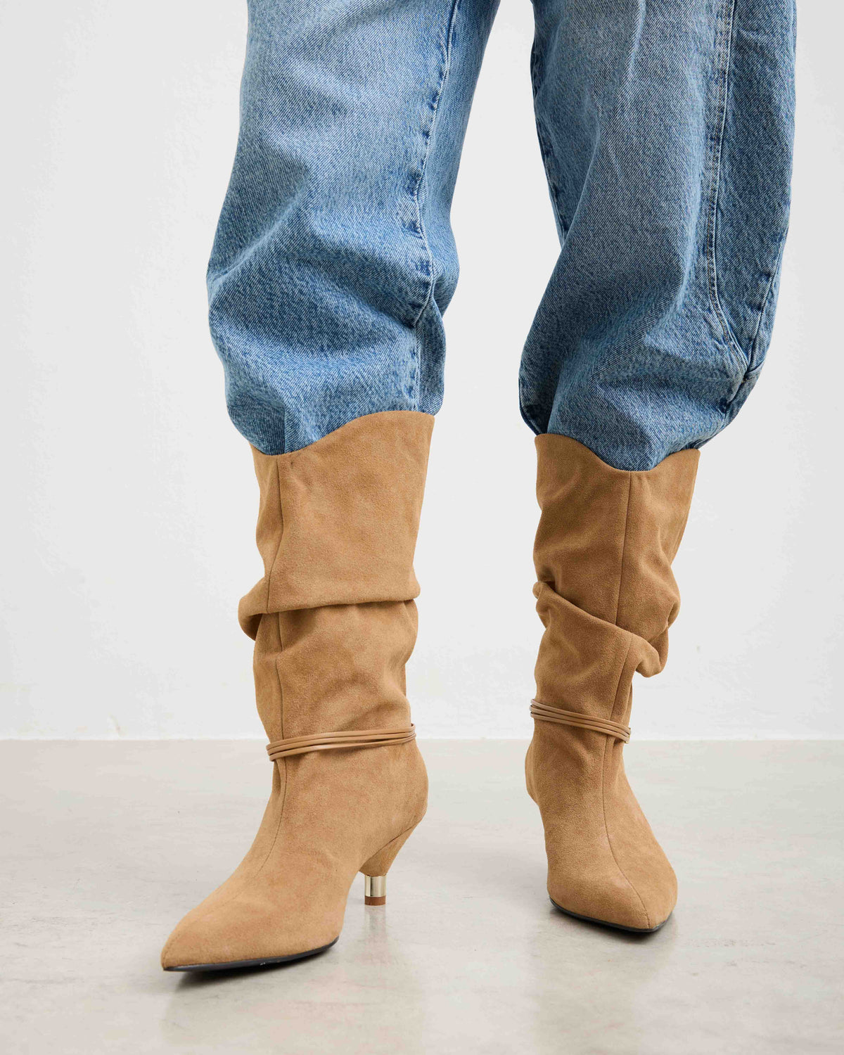 Bota Beige de Mujer Takayama