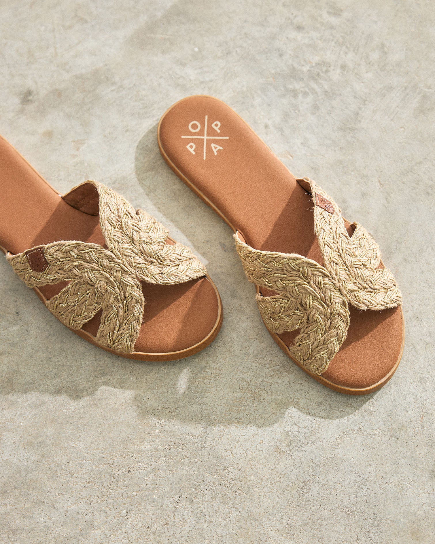 Sandale Tufia India Jute Or