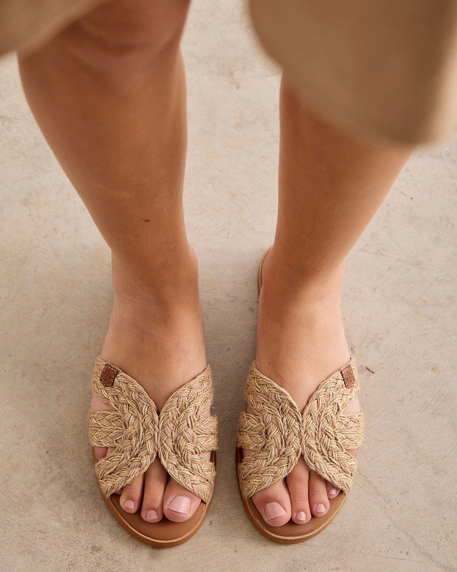 Sandale Tufia India Jute Or