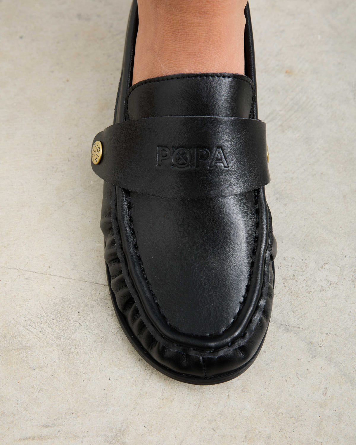 Mocasín Negro de Mujer Yao