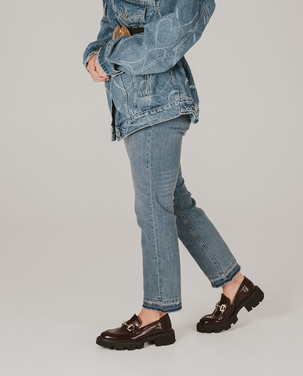 Mocasín Zintia Antik Burdeos
