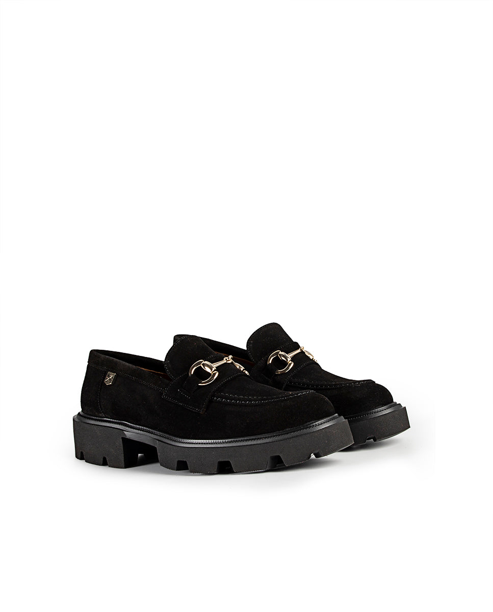Mocasín Zintia Serraje Negro