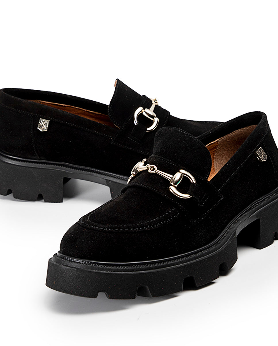 Mocasín Zintia Serraje Negro