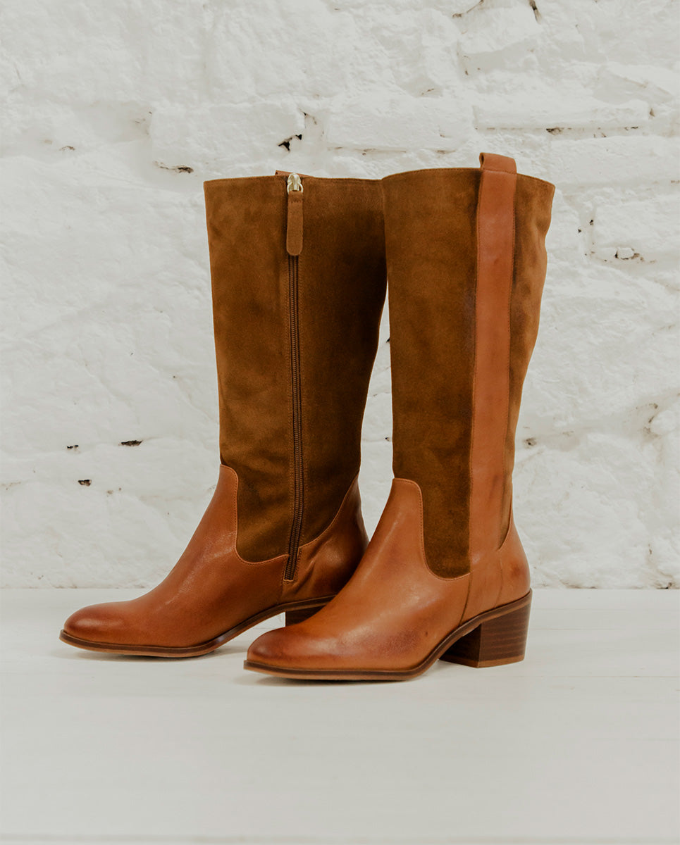 Bota Florence Piel Cuero