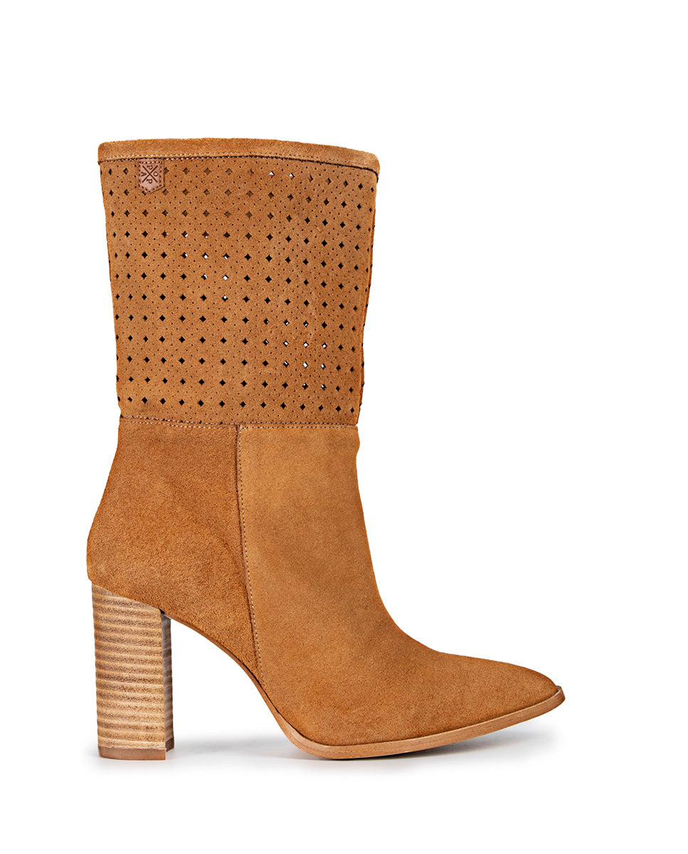 Bota Lola Picado Serraje Cuero