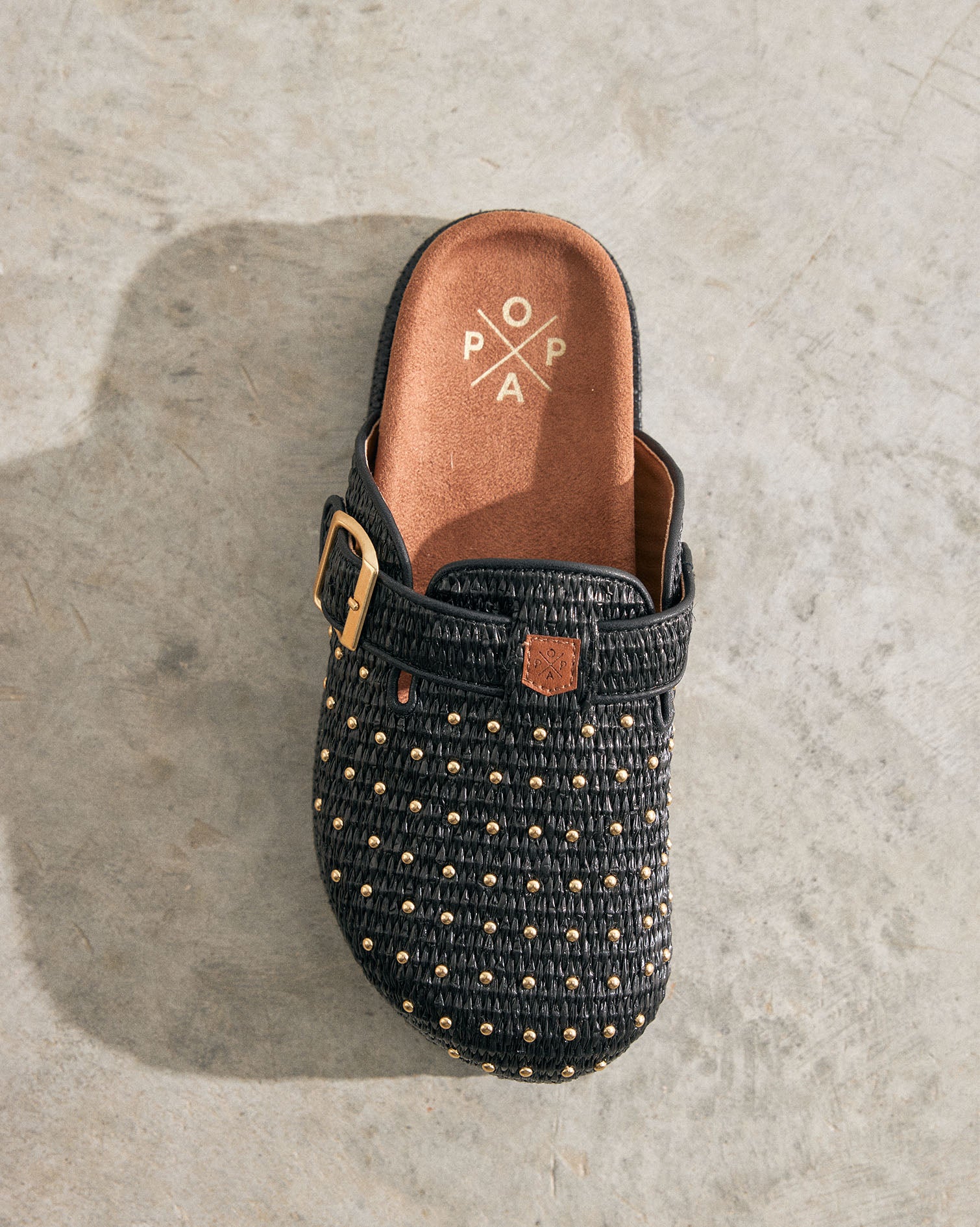 Sabot Acova Raphia Noir 