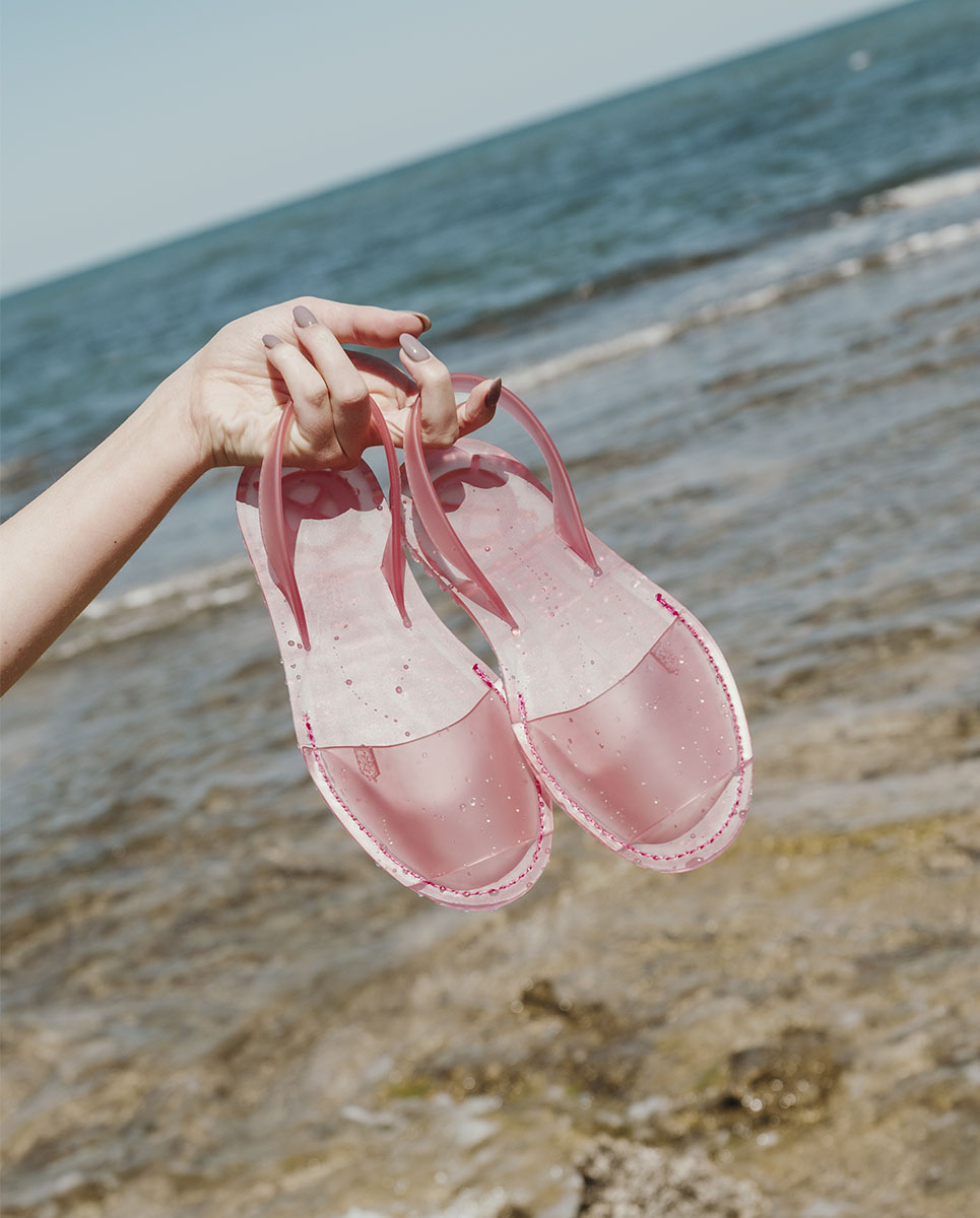 Menorcan Flip Flops Pink Color