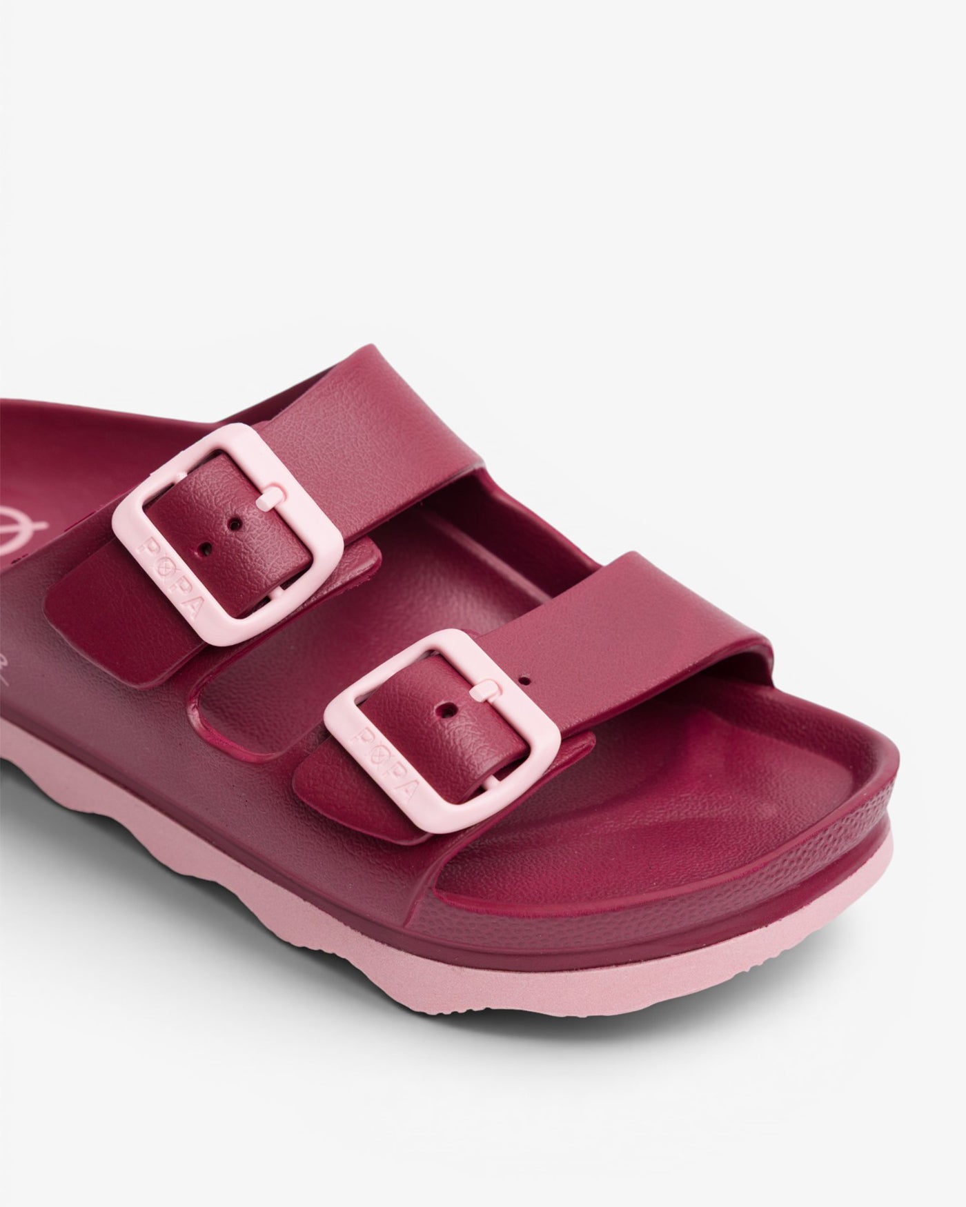 Claquettes d’eau femme Aqua Buye Bordeaux 