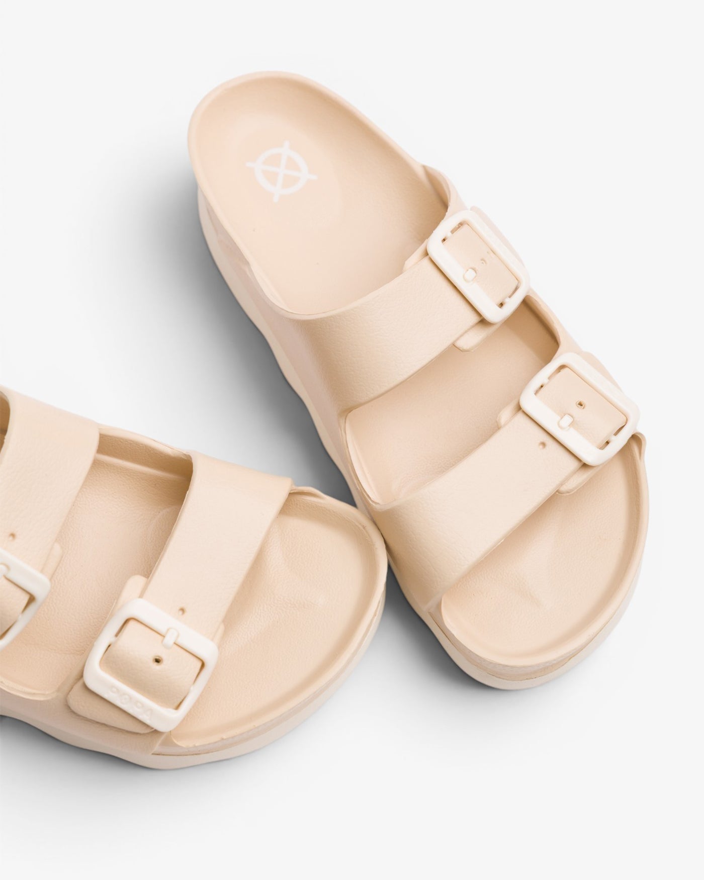 Claquettes d’eau femme Aqua Buye Beige 