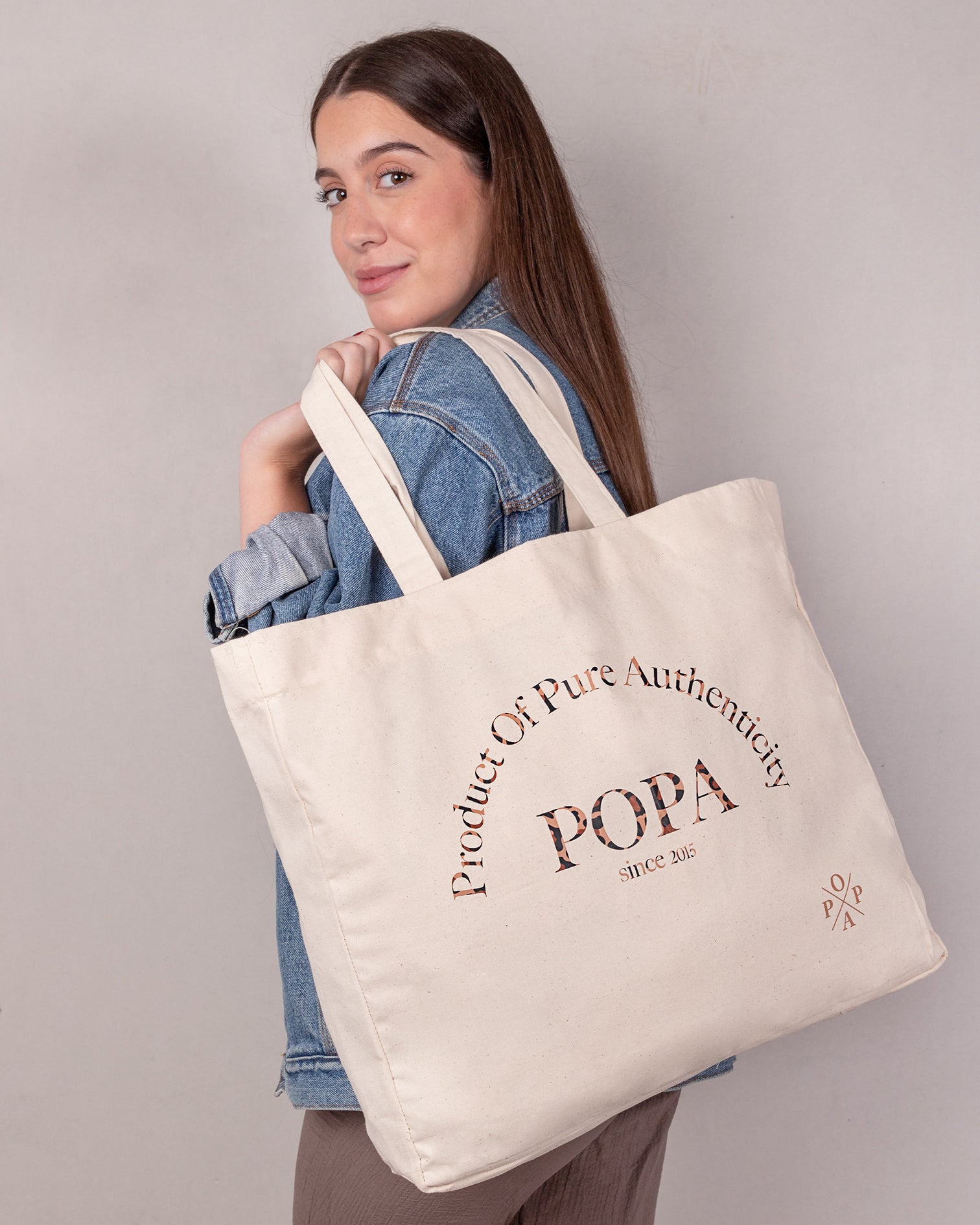 Tote Bag Jasmine Léopard Piqué