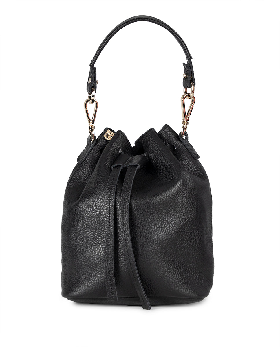 Sally Black Leather Bag