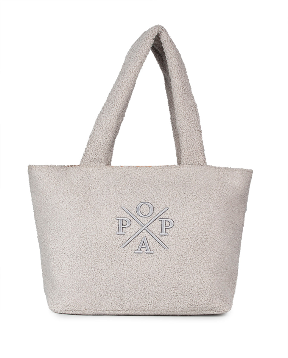 Alejandra Borreguillo Gray Shopper Bag