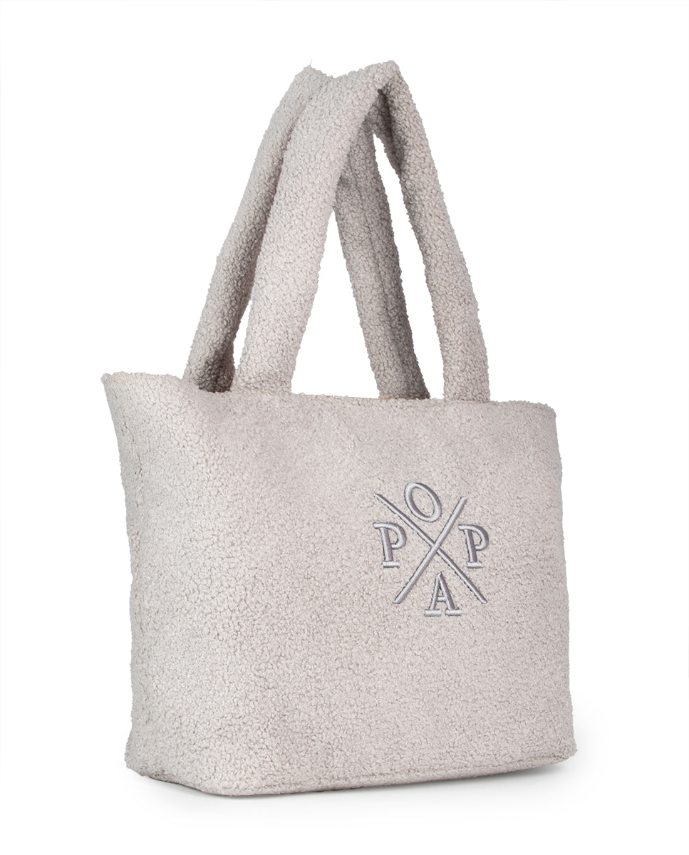 Alejandra Borreguillo Gray Shopper Bag