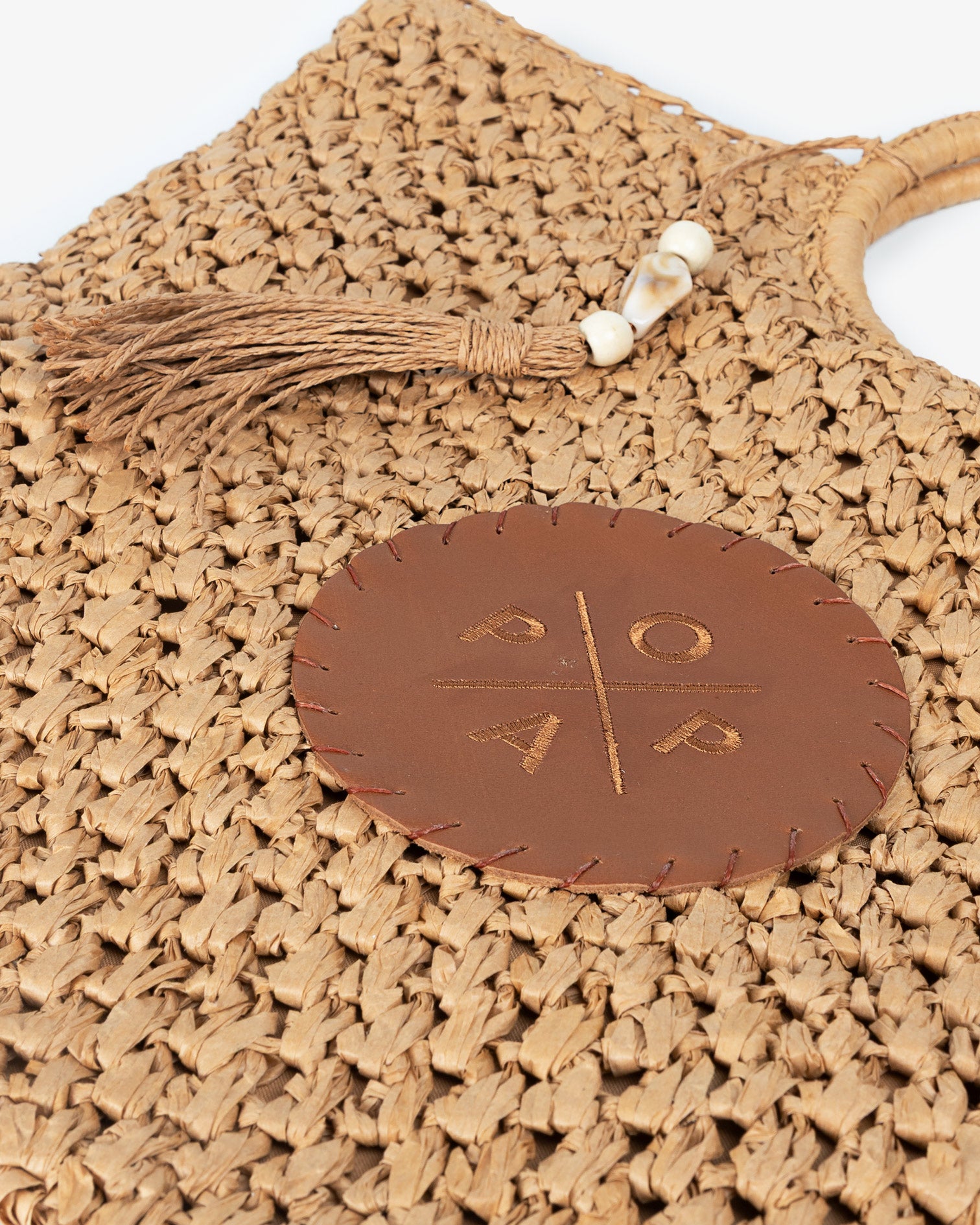 Bolso Solea Rafia Cuero M