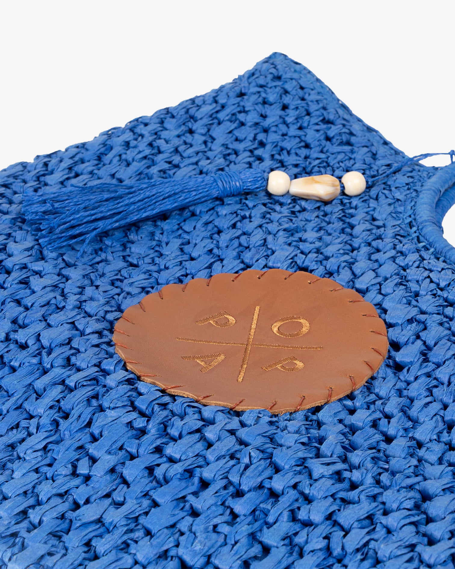 Bolso Solea Rafia Azul M