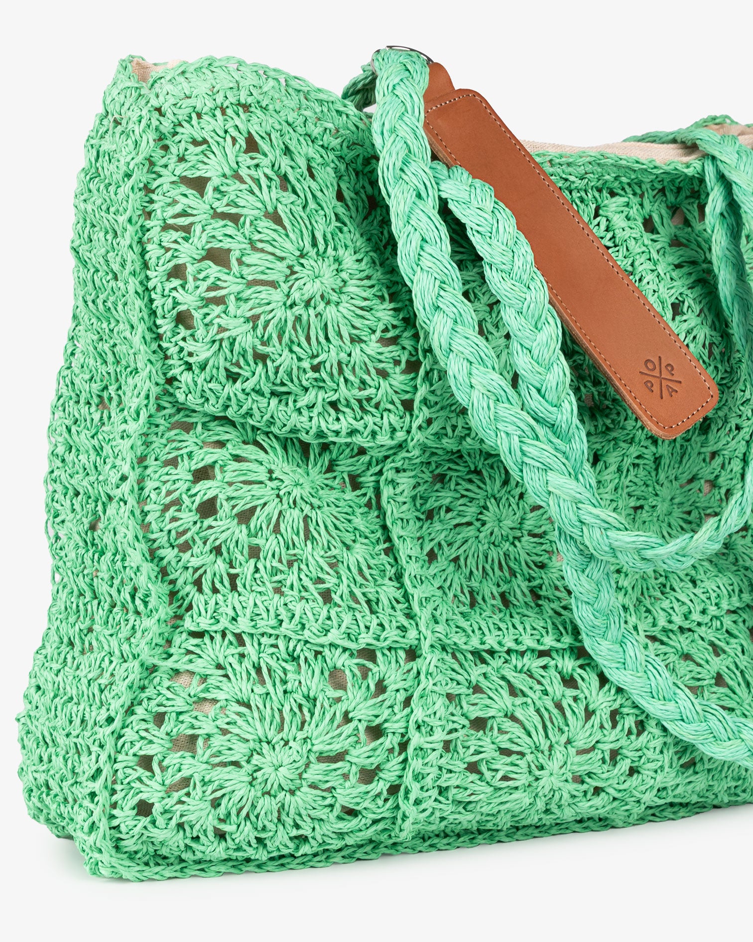 Bolso Amara Rafia Verde M