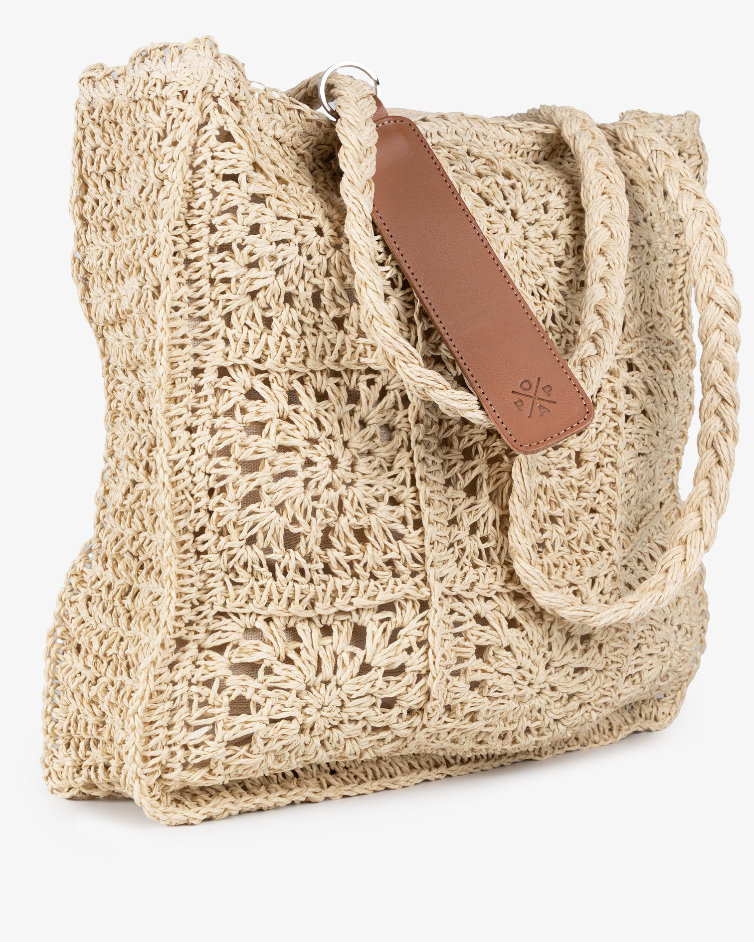 Bolso Amara Rafia Beige M
