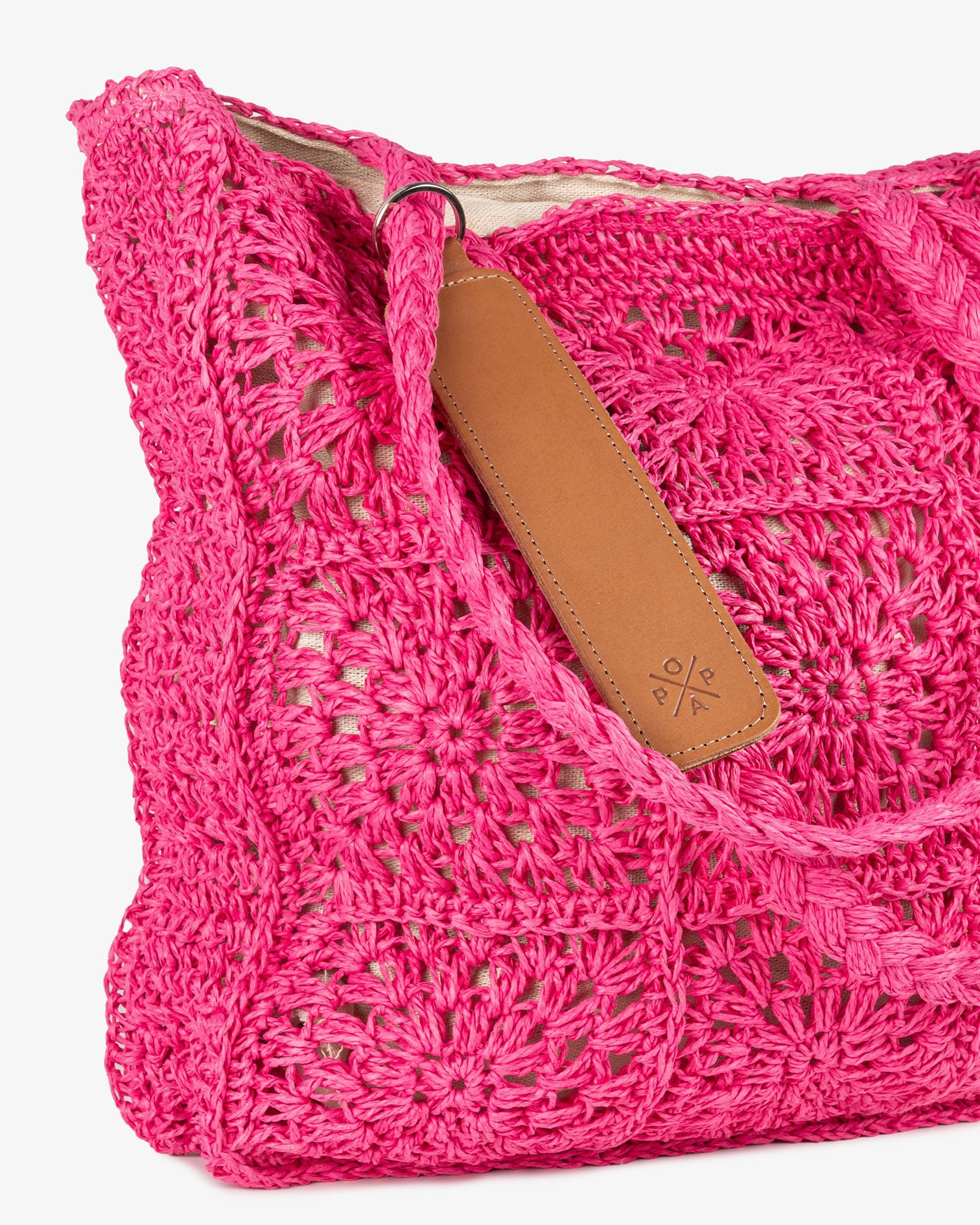 Bolso Amara Rafia Rosa M