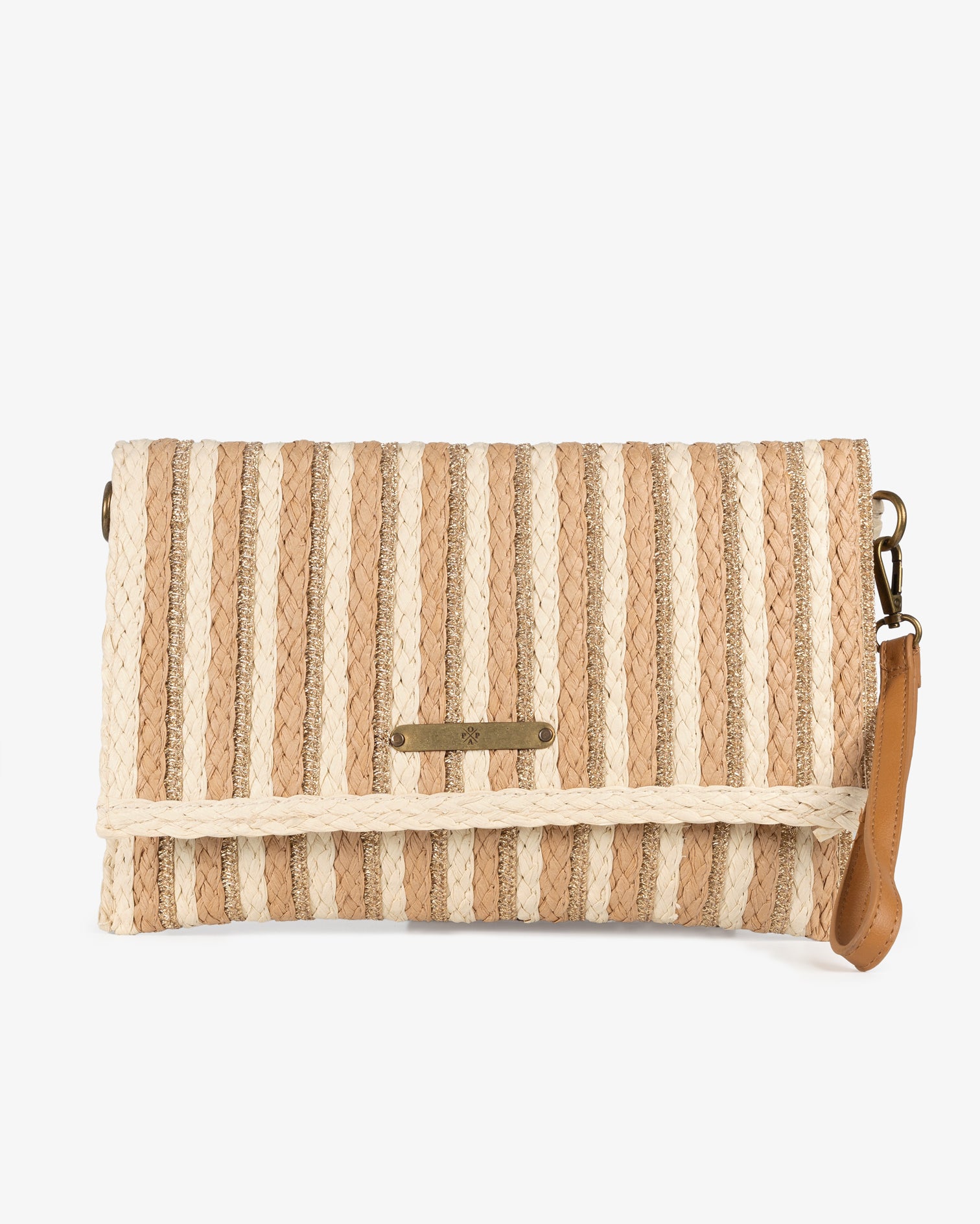 Bolso Alya Rafia Cuero