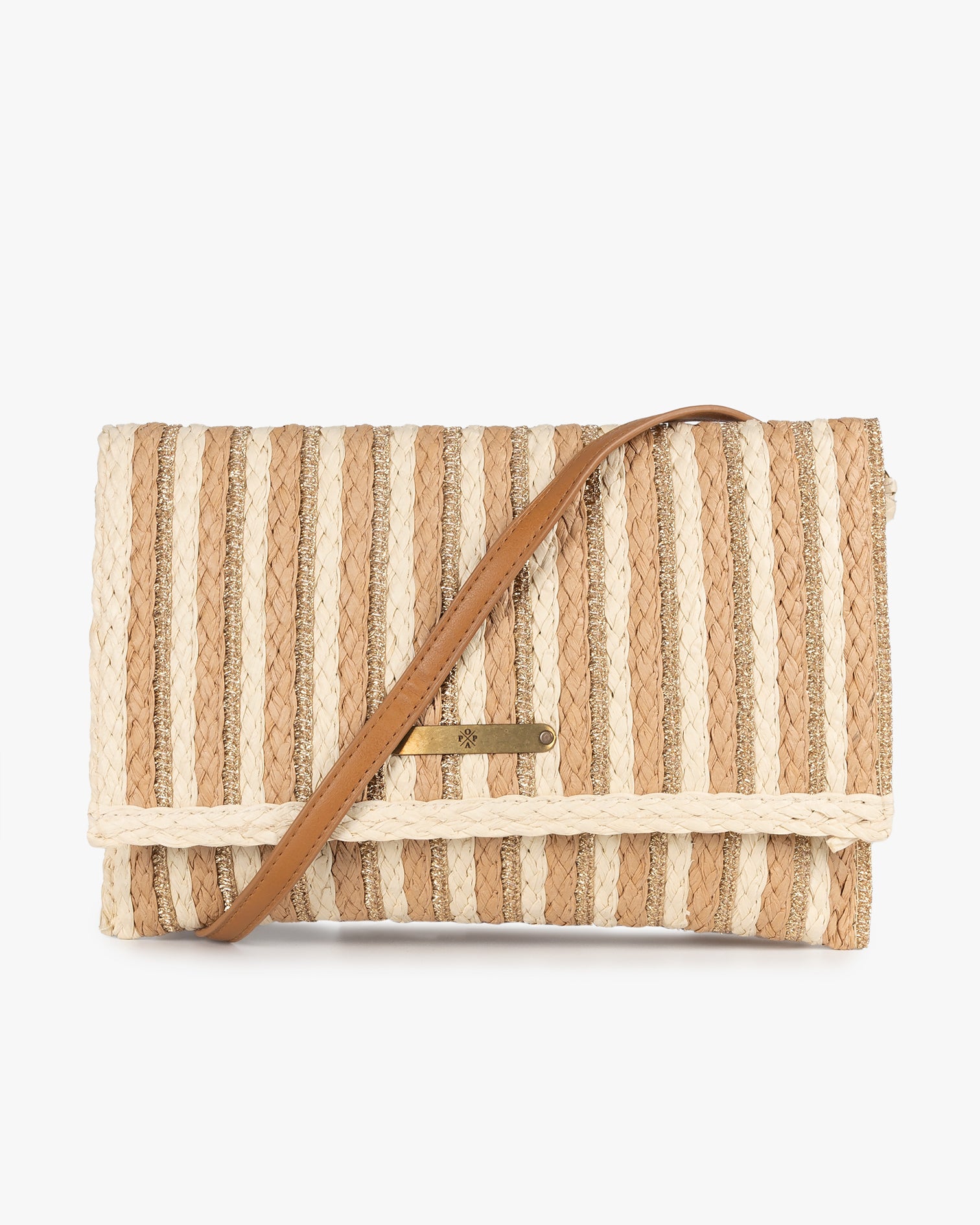 Bolso Alya Rafia Couro