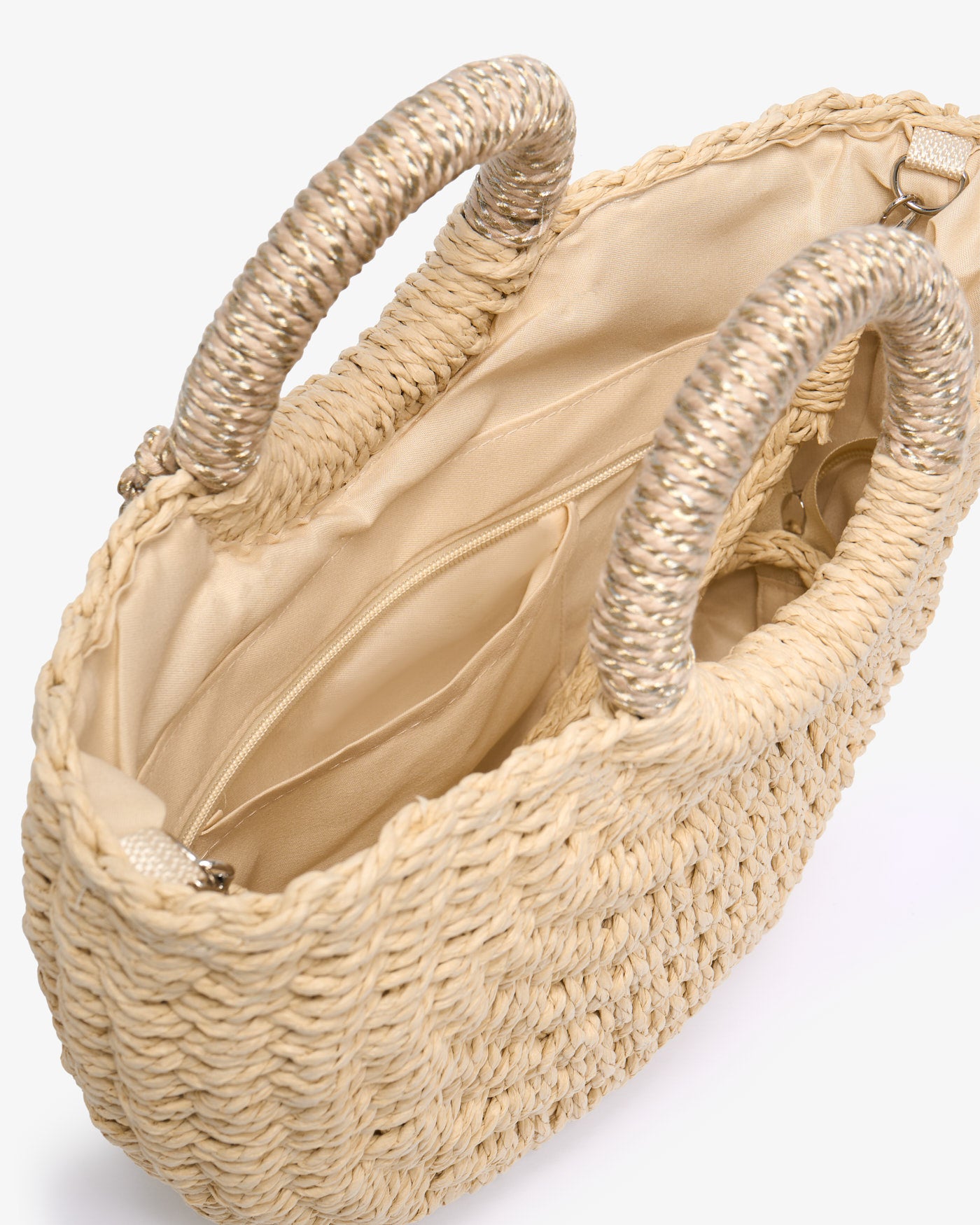 Bolso Cool Rafia Beige