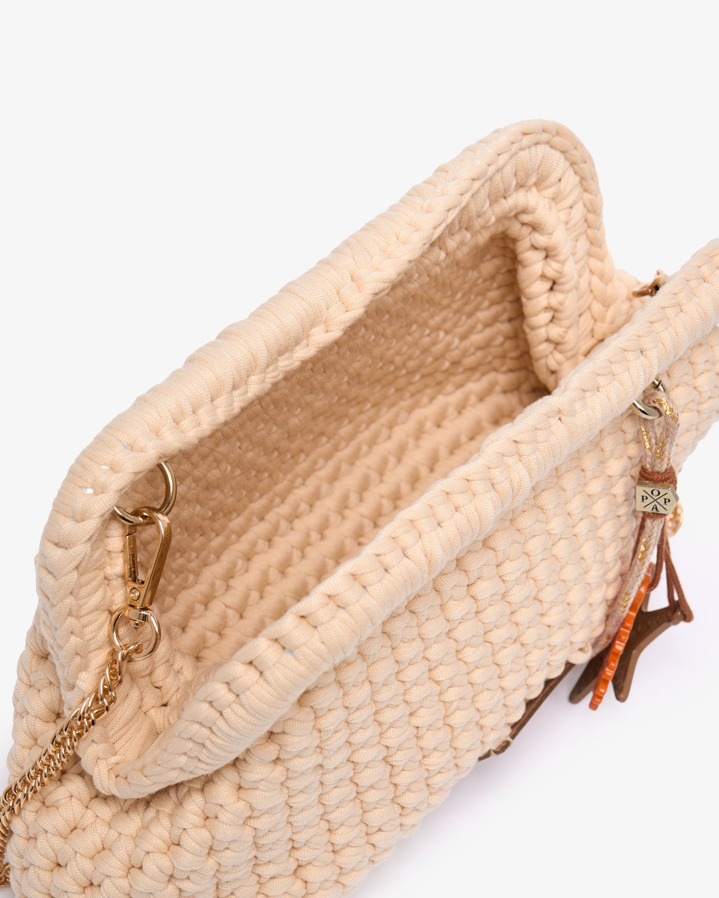 Bolso Oasis Crochet Beige