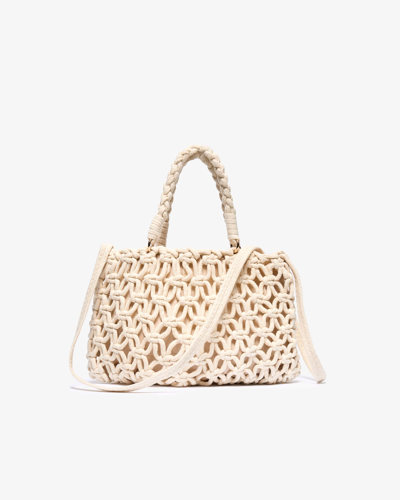 Bolso Escape Crochet Beige