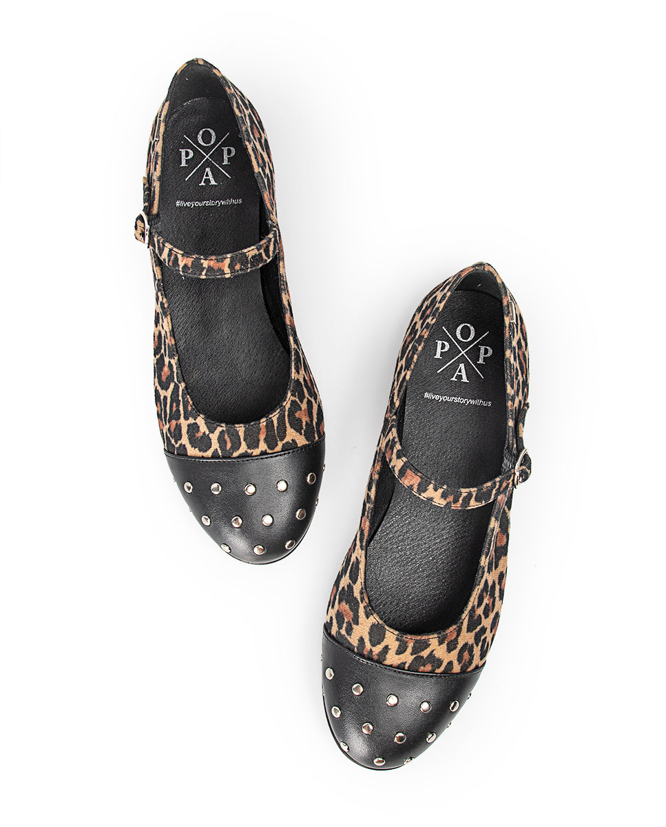 Ballerine Doris Leopardo