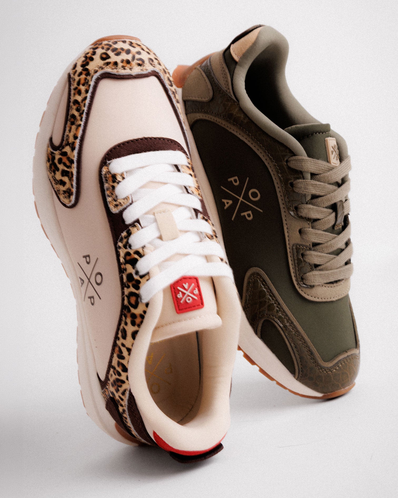 Zapatilla Leopardo Beige de Mujer Blake