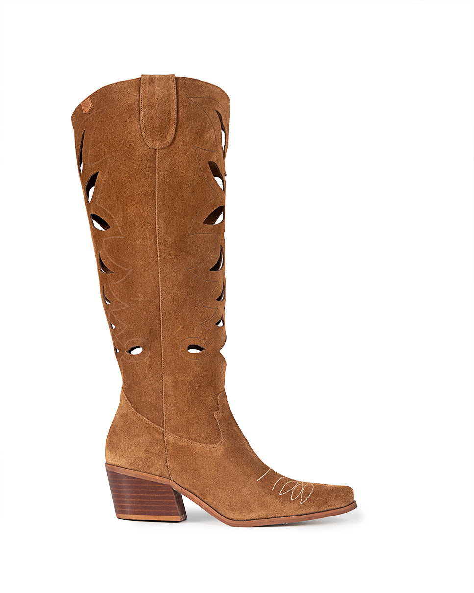 Minerva Suede Leather Boot