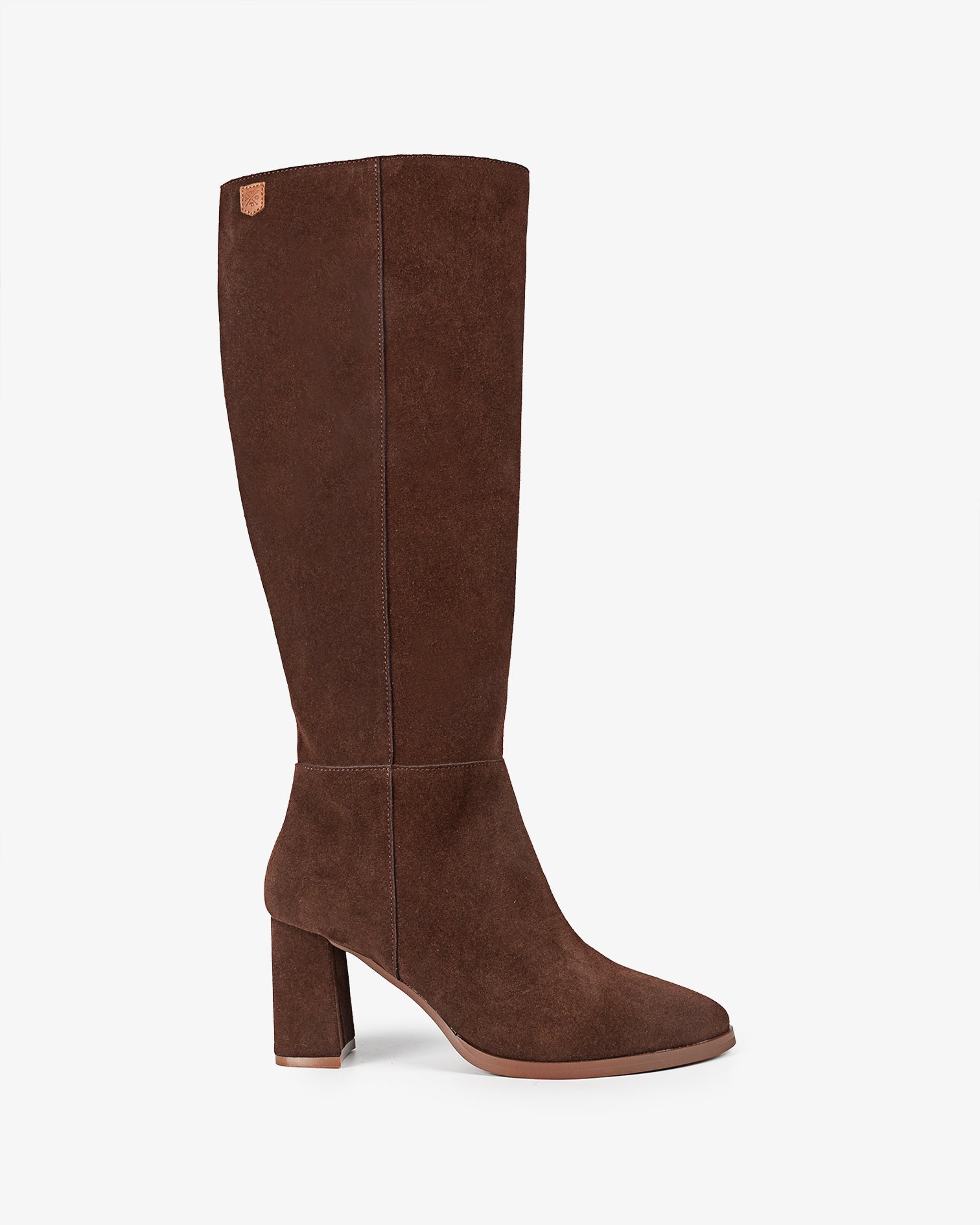 Bota Alta de Serraje Castanha Sinnara