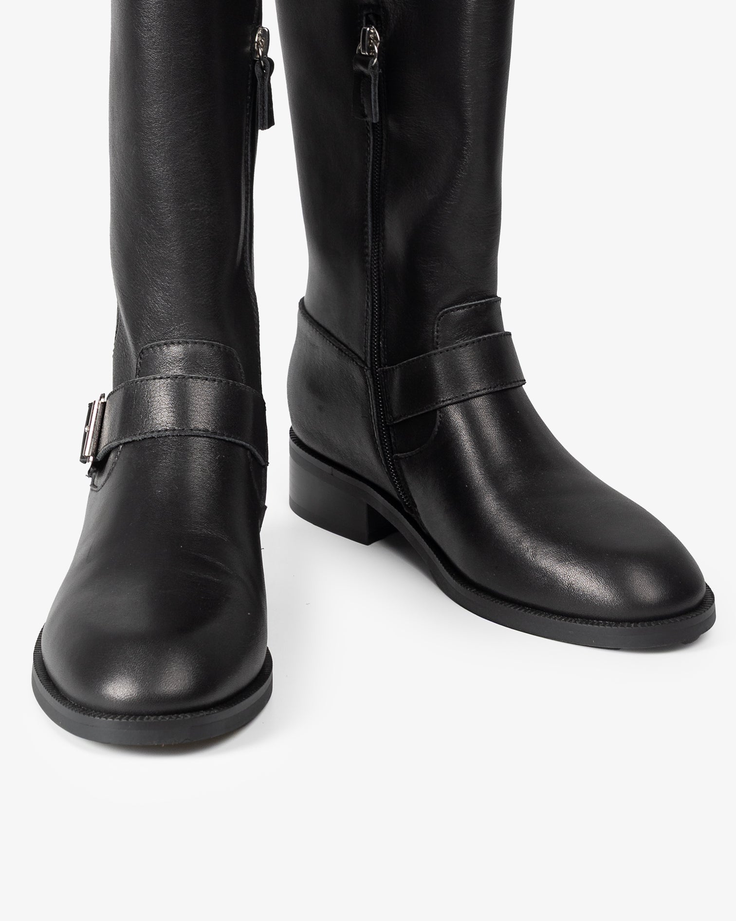 Black Leather High Boot kiliman