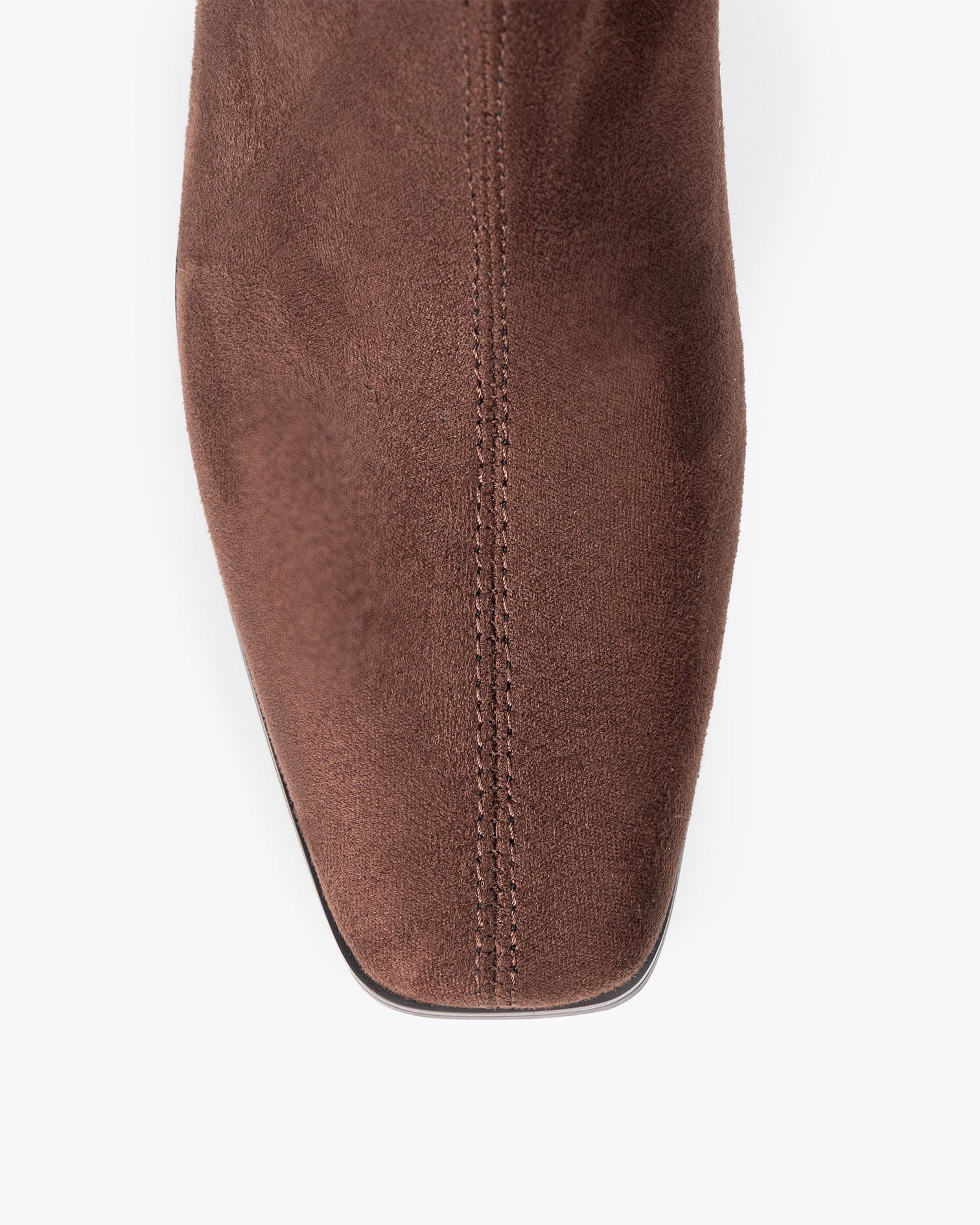 Brown Suede High Boot Flare