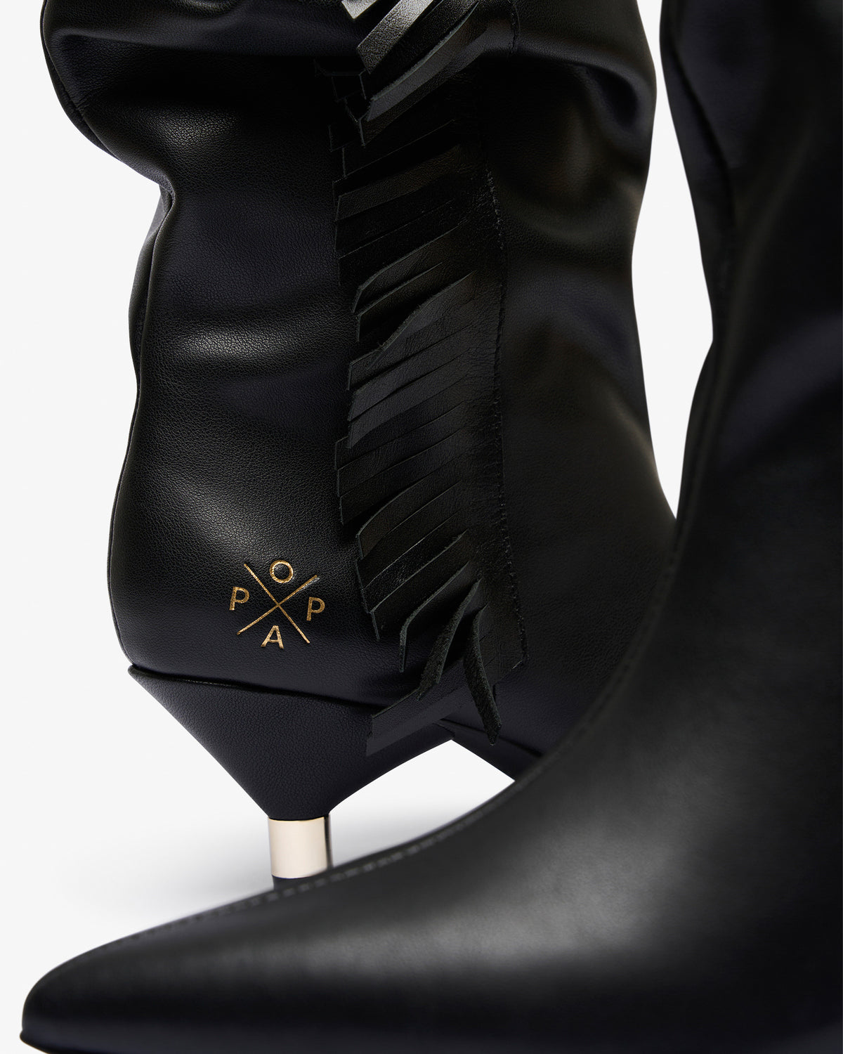 Bota Negra de Mujer Takayama Flecos 36