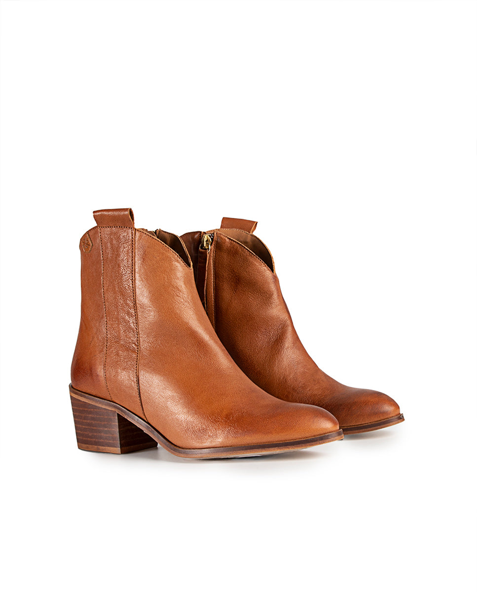 Piper Leather Leather Ankle Boot