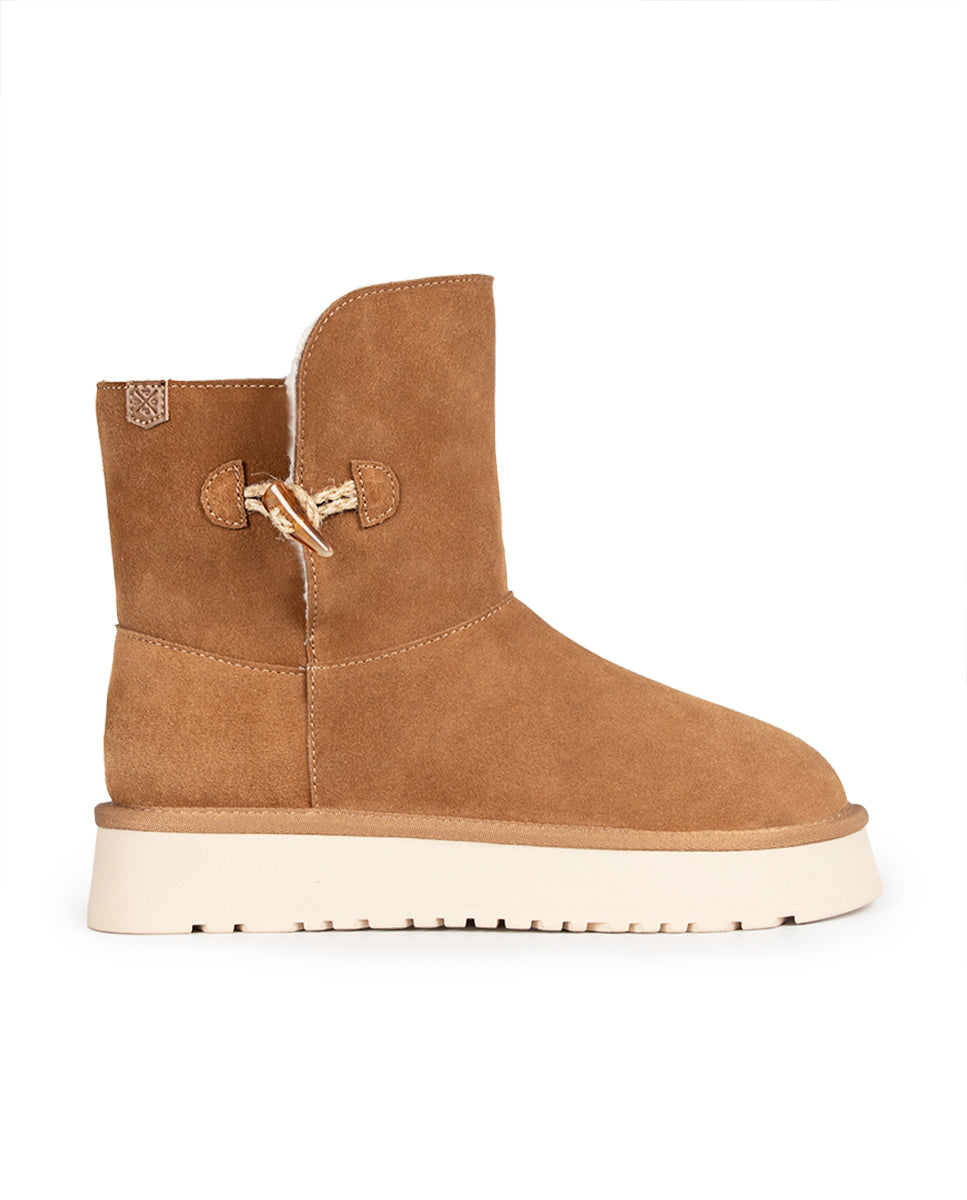 Flat Boot Tejos Shearling