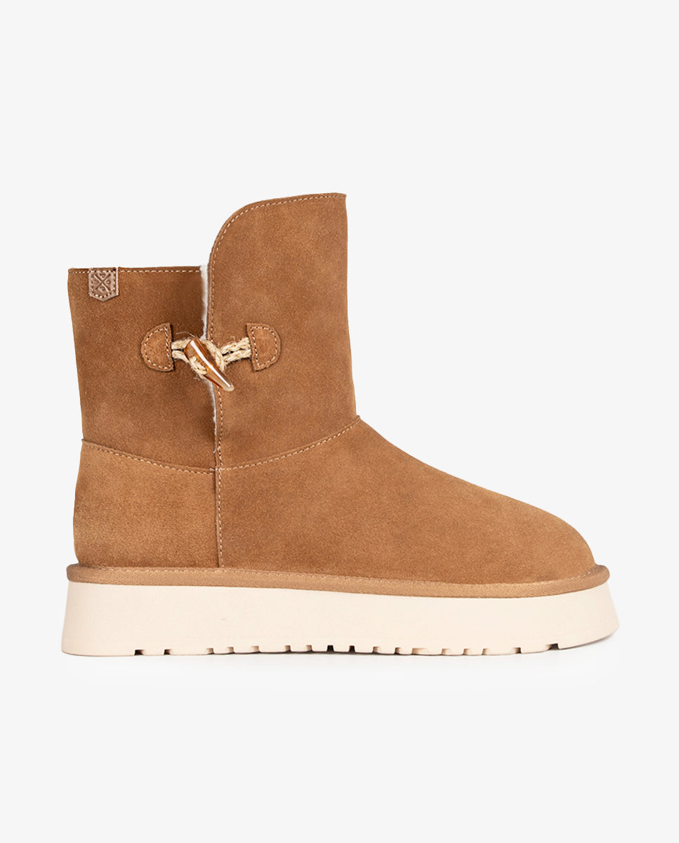 Flat Boot Tejos Shearling