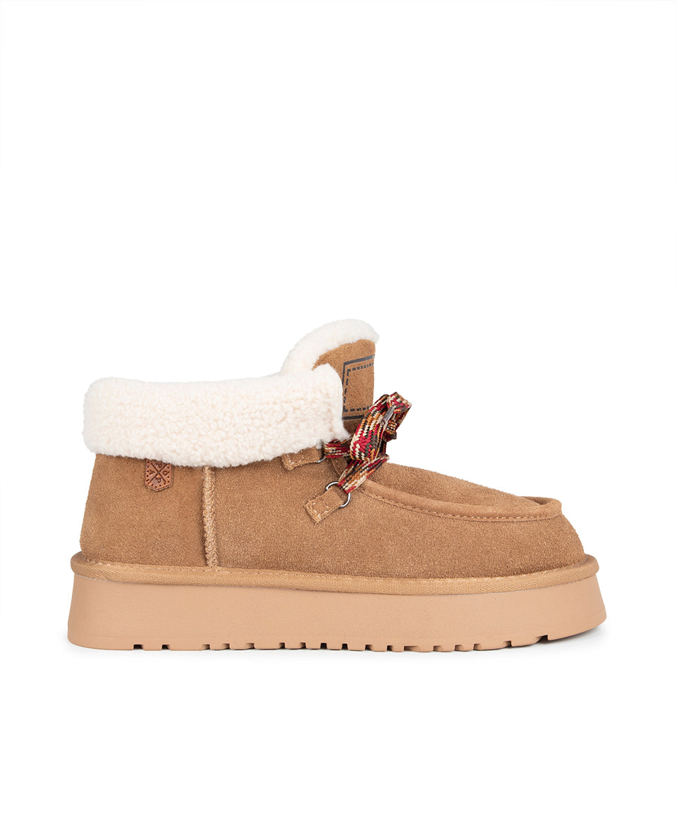 Oma Shearling Flat Boot