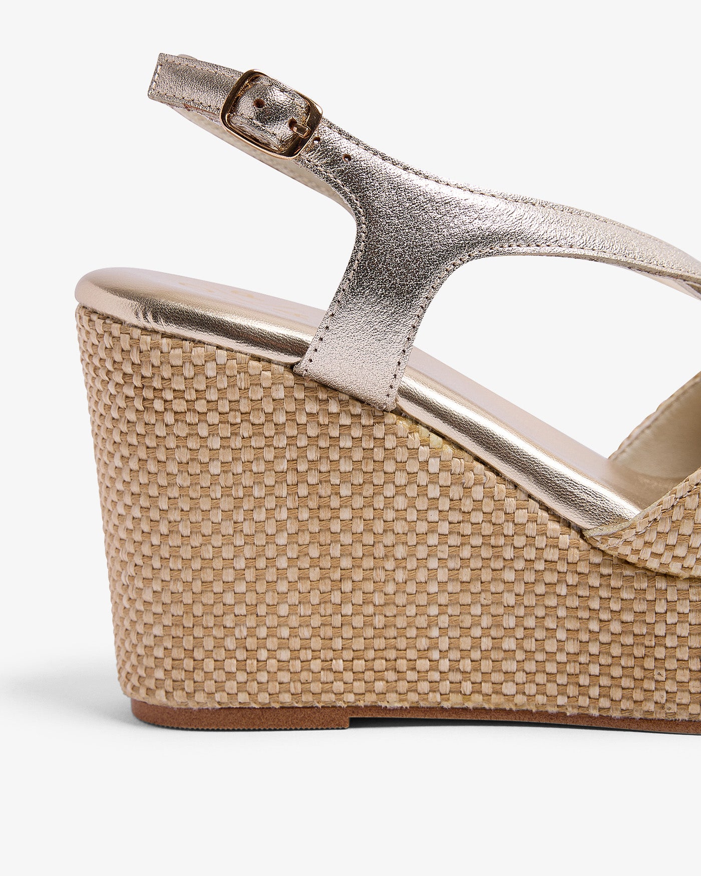 Cuña Baiuca Rafia Oro 35