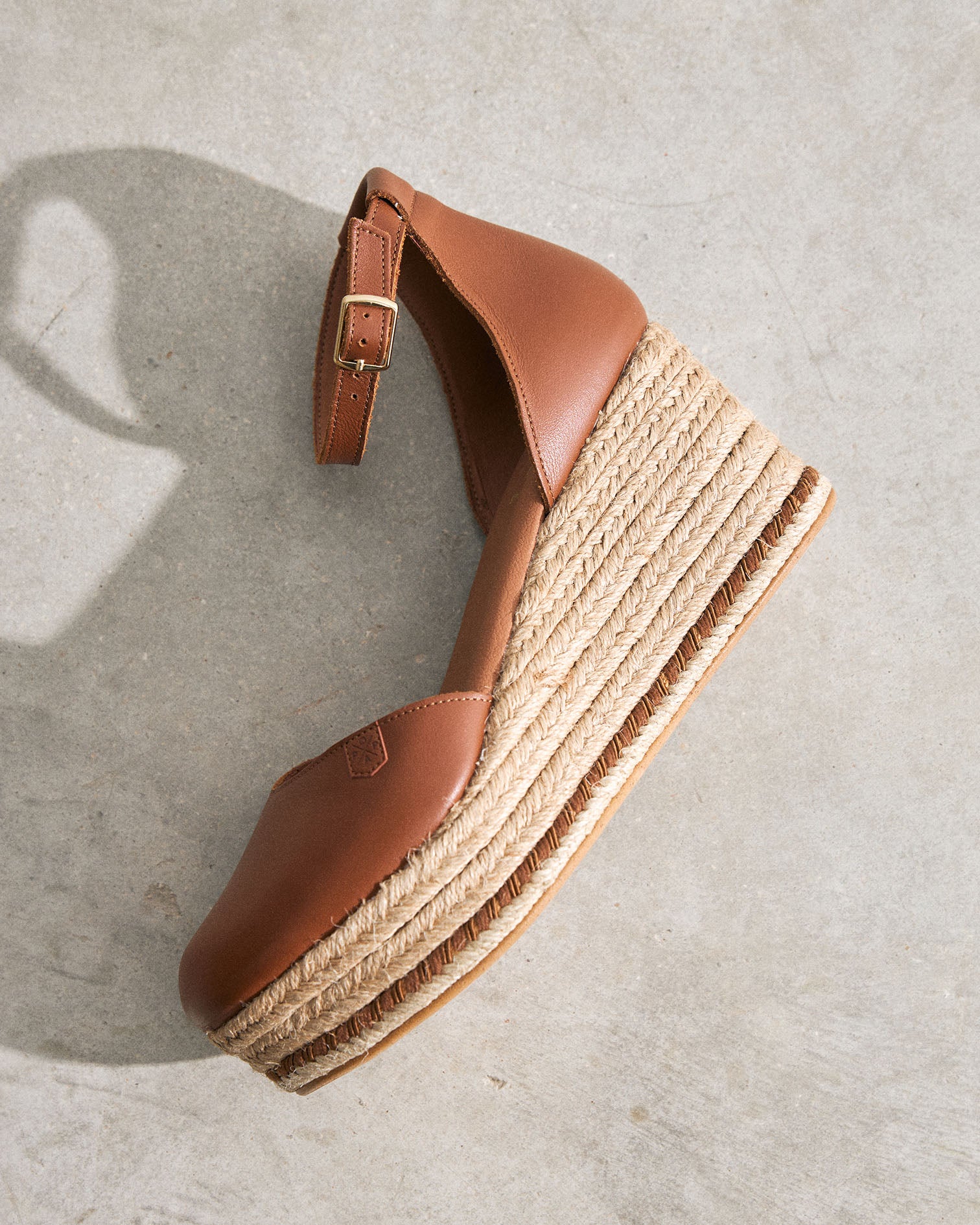 Cuña Cantalar Piel Cuero