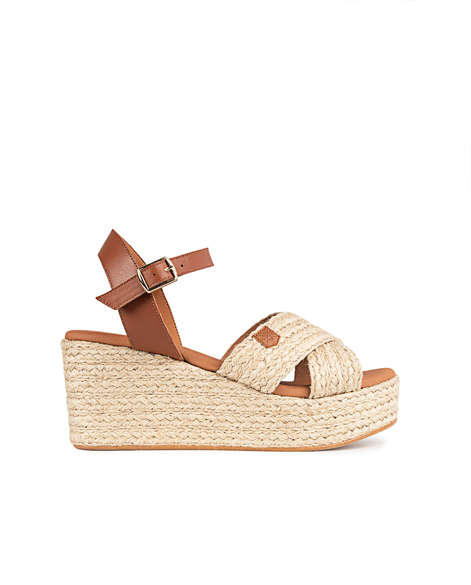 Sandalias cheap cuña esparto