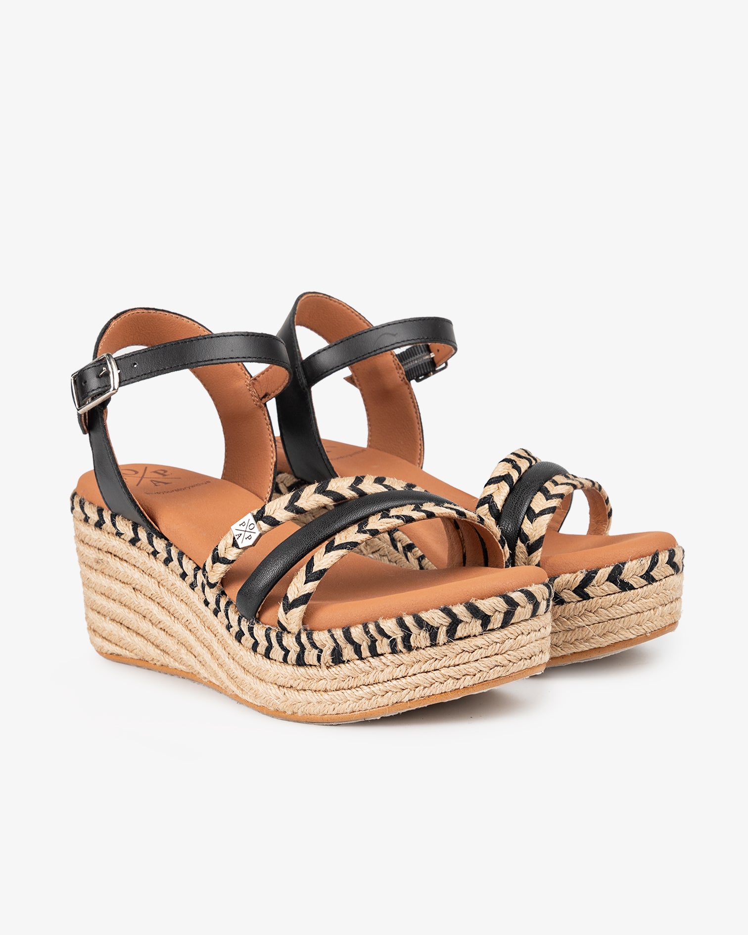 Cuña Baja Yute Albany Negro